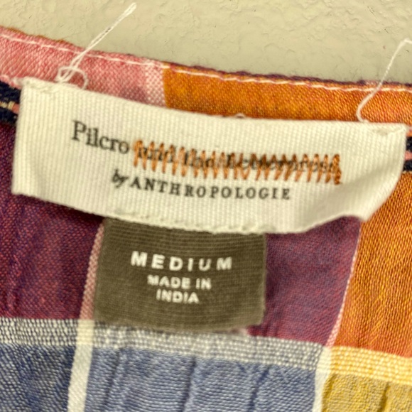 💥BOGO💥 Anthropologie Pilcro Sleeveless Plaid Top - Picture 5 of 6